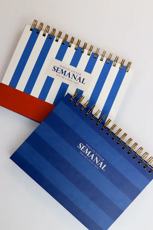 Planner DUO Neutro - Mensal + Semanal