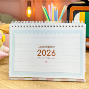 Calendário A5 Colorido