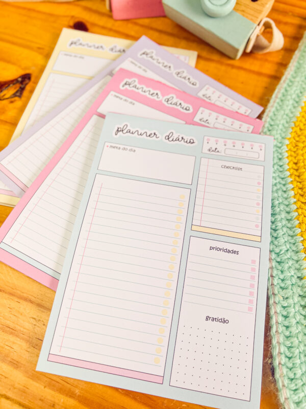 Bloco Planner Diário