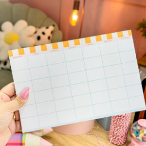 Bloco Planner Laranja 16 x 24