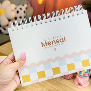 Duo Planner Mensal + Semanal Colorido