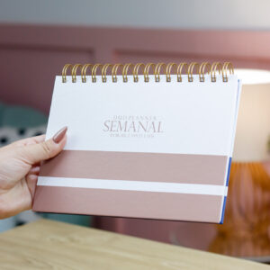 Duo Planner Mensal + Semanal Neutro